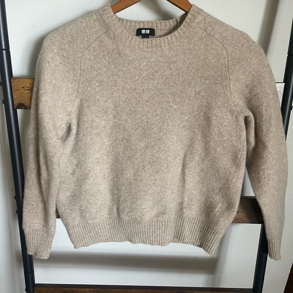 Uniqlo Tan Wool Sweater